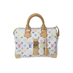 LOUIS VUITTON Speedy Handbag Monogram Multicolore Multicolor by Takashi Murakami